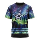 T-shirt NHL Dallas Stars Special Design With Northern Lights ST2401