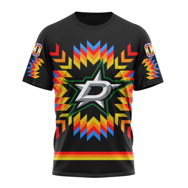 T-shirt NHL Dallas Stars Special Design With Native Pattern ST2306