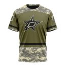 T-shirt NHL Dallas Stars Special Military Appreciation Design ST2404
