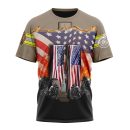 T-shirt NHL Detroit Red Wings | Specialized Concepts For Honor Patriot Day V0122