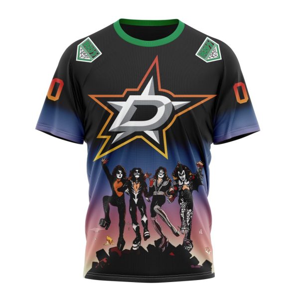 T-shirt NHL Dallas Stars X KISS Band Design V2301