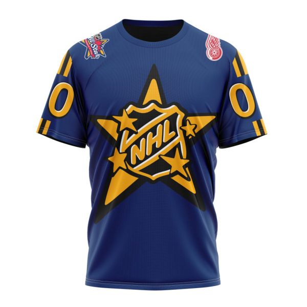 T-shirt NHL Detroit Red Wings Personalized 2025 NHL All-Star Game