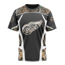 T-shirt NHL Detroit Red Wings Special Camo Hunting Design V2302