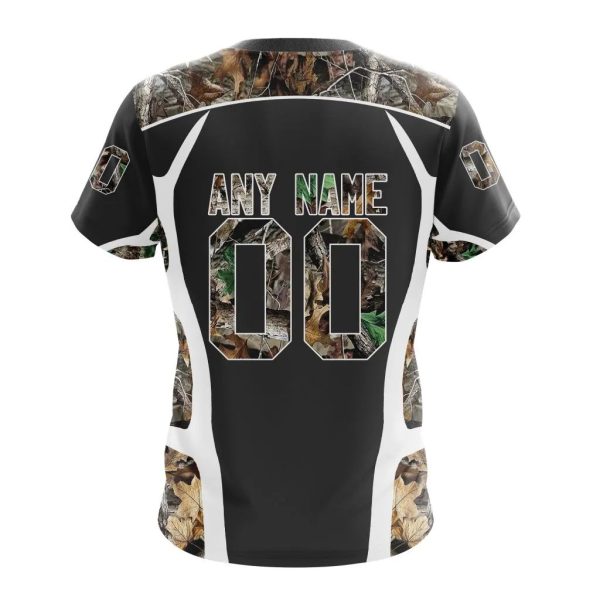 T-shirt NHL Detroit Red Wings Special Camo Hunting Design V2302 - Image 2