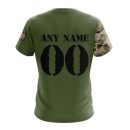 T-shirt NHL Detroit Red Wings Special Camo Skull Design ST2303