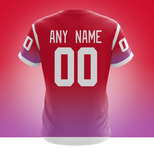 T-shirt NHL Detroit Red Wings Special Colour Rush Design ST2401 - Image 2