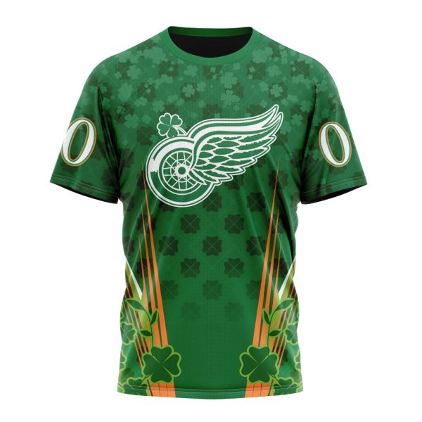 T-shirt NHL Detroit Red Wings Special Design For St. Patrick's Day ST2402