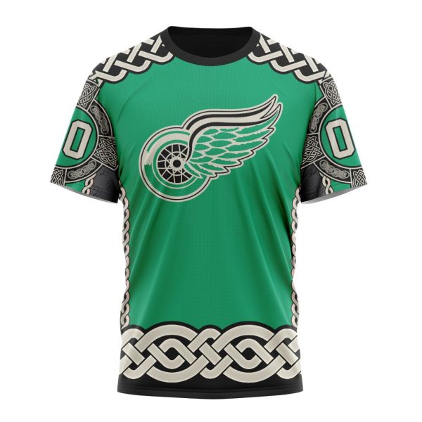 T-shirt NHL Detroit Red Wings Special Design For St.Patrick's Day ST2502