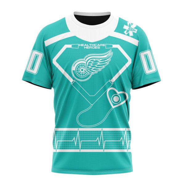 T-shirt NHL Detroit Red Wings Special Design Honoring Healthcare Heroes ST2301