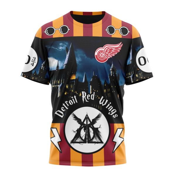 T-shirt NHL Detroit Red Wings Special Design With Harry Potter Theme ST2201