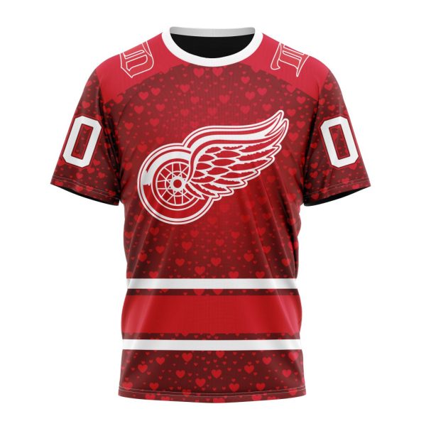 T-shirt NHL Detroit Red Wings Special Gift For Valentines Day ST2401