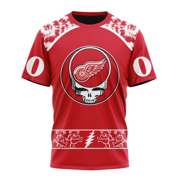 T-shirt NHL Detroit Red Wings Special Grateful Dead Design ST2301
