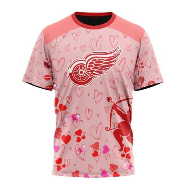 T-shirt NHL Detroit Red Wings Special Gift For Valentines Day ST2402