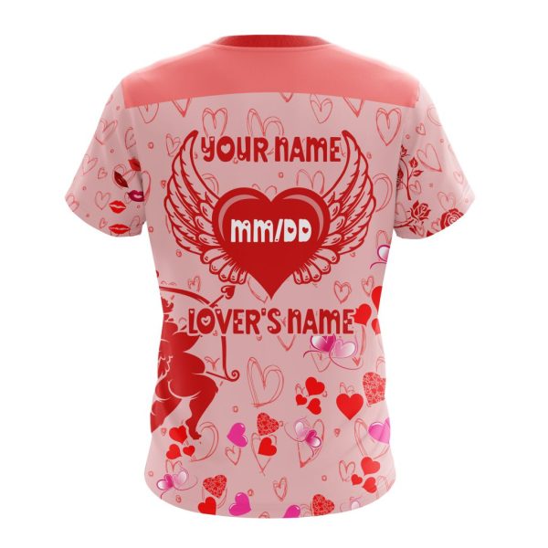 T-shirt NHL Detroit Red Wings Special Gift For Valentines Day ST2402 - Image 2