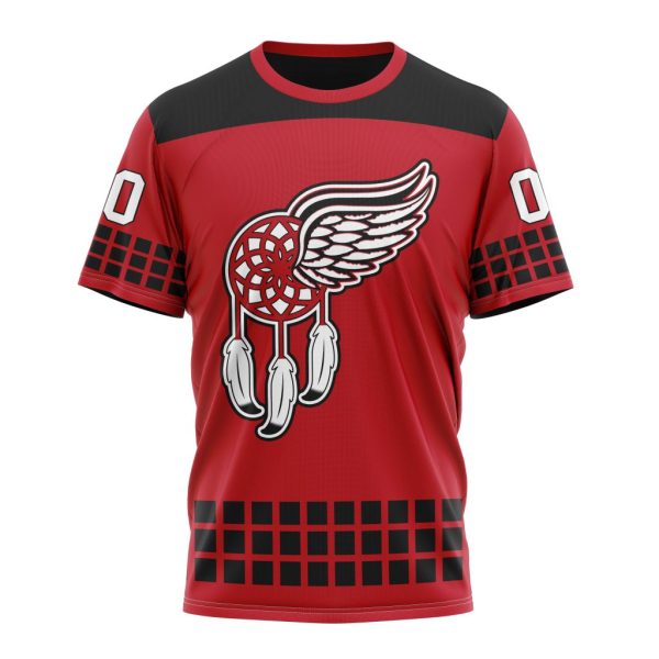 T-shirt NHL Detroit Red Wings Special Indigenous Design ST2501