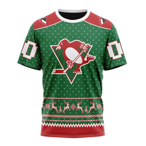 T-shirt NHL Pittsburgh Penguins Special Christmas Apparel ST2201
