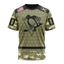 T-shirt NHL Pittsburgh Penguins Special Camo Military Appreciation ST2201