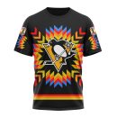 T-shirt NHL Pittsburgh Penguins Special Design With Native Pattern ST2306