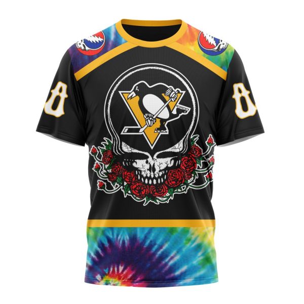 T-shirt NHL Pittsburgh Penguins Special Grateful Dead Design ST2502