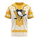 T-shirt NHL Pittsburgh Penguins Special Native Heritage Design ST2403