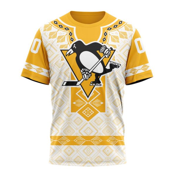 T-shirt NHL Pittsburgh Penguins Special Native Heritage Design ST2403