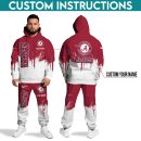 Alabama Crimson Tide Hoodie Sweatpants Set, Custom Hoodie, Sport Hoodie Sweatpants Set, Sport Gifts For Fan JA53