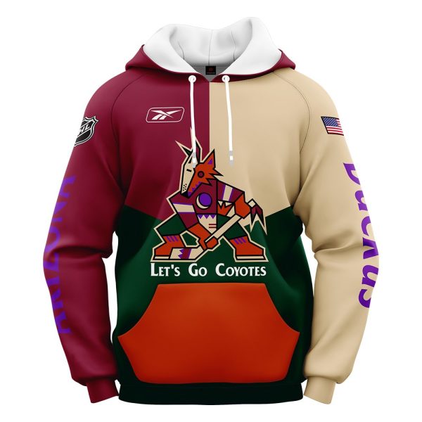 Arizona Coyotes NHL Team Sport Hoodie Tracksuit - Image 2