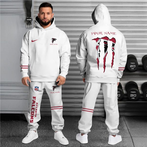 Atlanta Falcons Hoodie Sweatpants Set Custom Your name, Sport Hoodie Sweatpants Set - Image 5