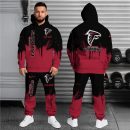 Atlanta Falcons Hoodie Sweatpants Set Custom Your name, Sport Hoodie Sweatpants Set, Sport Gifts For Fan