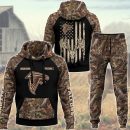 Atlanta Falcons Hoodie Sweatpants Set, Custom Hoodie, Sport Hoodie Sweatpants Set, Sport Gifts For Fan ML21