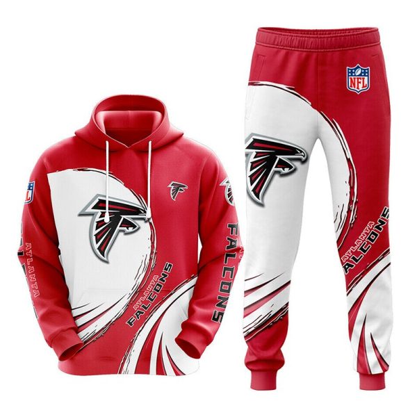 Atlanta Falcons NFL Football Team Sport Hoodie Tracksuit, NFL hoodie, NFL Joggers