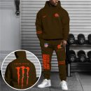 Cleveland Browns Hoodie Sweatpants Set Custom Your name, Sport Hoodie Sweatpants Set
