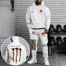 Cleveland Browns Hoodie Sweatpants Set Custom Your name, Sport Hoodie Sweatpants Set