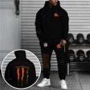 Cleveland Browns Hoodie Sweatpants Set Custom Your name, Sport Hoodie Sweatpants Set