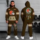 Cleveland Browns Hoodie Sweatpants Set, Custom Hoodie, Sport Hoodie Sweatpants Set, Sport Gifts For Fan YJ17