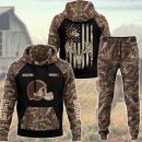 Cleveland Browns Hoodie Sweatpants Set, Custom Hoodie, Sport Hoodie Sweatpants Set, Sport Gifts For Fan NB47