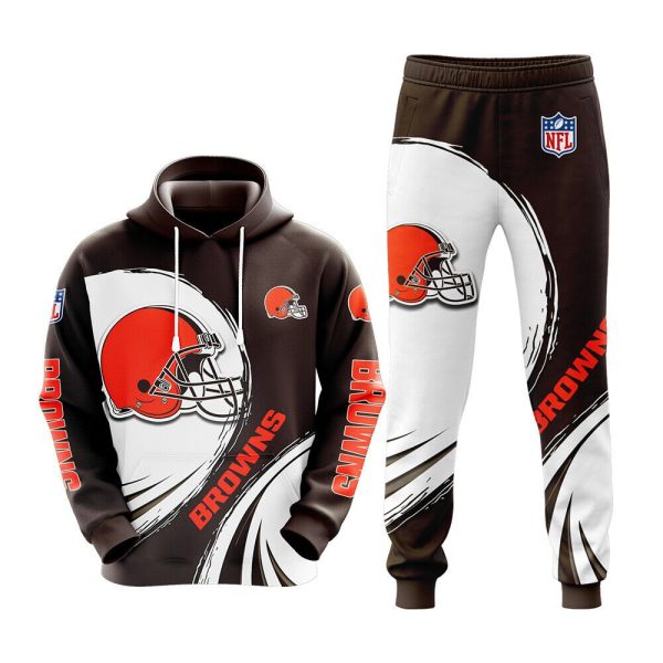 Cleveland Browns NFL Football Team Sport Hoodie Tracksuit, NFL hoodie, NFL Joggers