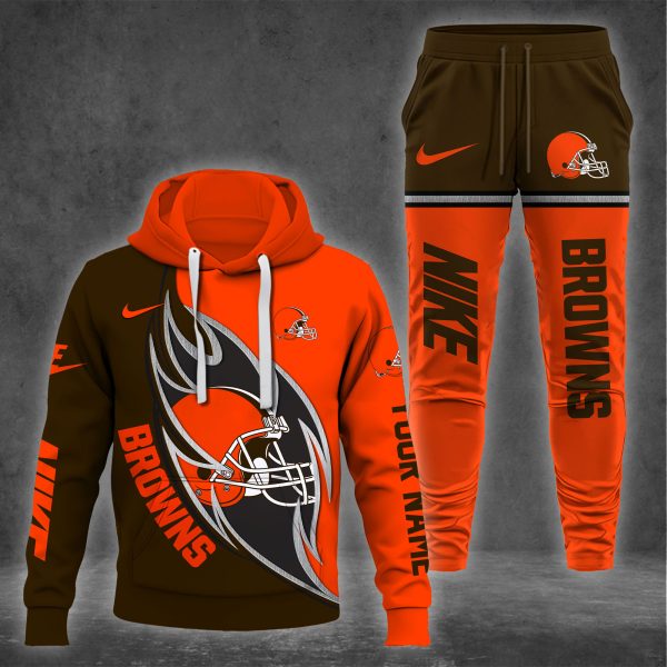 Cleveland Browns NK Hoodie And Jogger ,Sport Hoodie Tracksuit, NFL hoodie, NFL Joggers