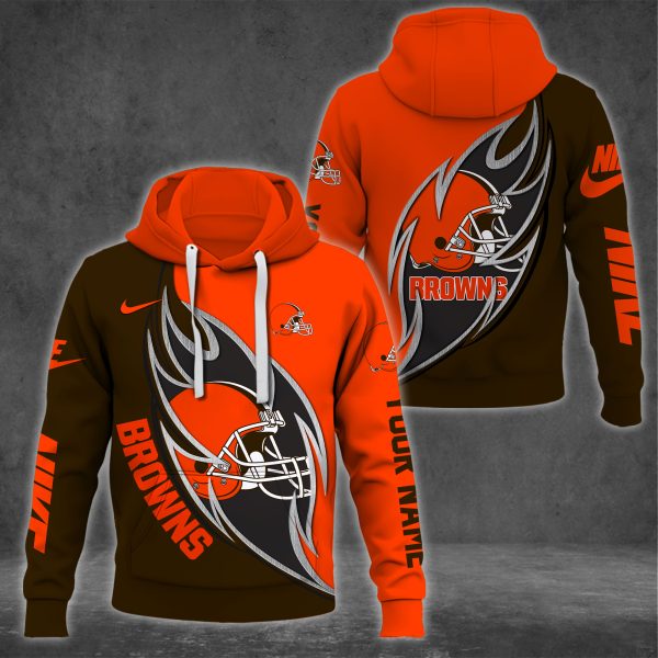 Cleveland Browns NK Hoodie And Jogger ,Sport Hoodie Tracksuit, NFL hoodie, NFL Joggers - Image 3