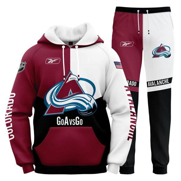 Colorado Avalanche NHL Team Sport Hoodie Tracksuit