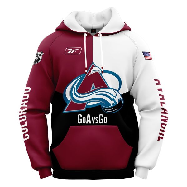 Colorado Avalanche NHL Team Sport Hoodie Tracksuit - Image 2