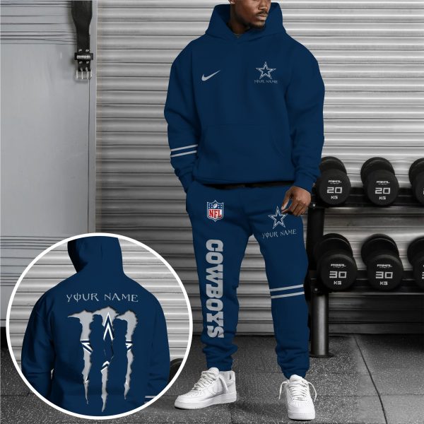 Dallas Cowboys Hoodie Sweatpants Set Custom Your name, Sport Hoodie Sweatpants Set