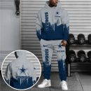 Dallas Cowboys Hoodie Sweatpants Set, Custom Hoodie, Sport Hoodie Sweatpants Set, Sport Gifts For Fan AE77