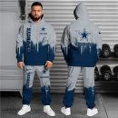Dallas Cowboys Hoodie Sweatpants Set, Custom Hoodie, Sport Hoodie Sweatpants Set, Sport Gifts For Fan AE77