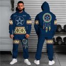 Dallas Cowboys Hoodie Sweatpants Set, Custom Hoodie, Sport Hoodie Sweatpants Set, Sport Gifts For Fan HX45
