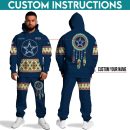 Dallas Cowboys Hoodie Sweatpants Set, Custom Hoodie, Sport Hoodie Sweatpants Set, Sport Gifts For Fan HX45