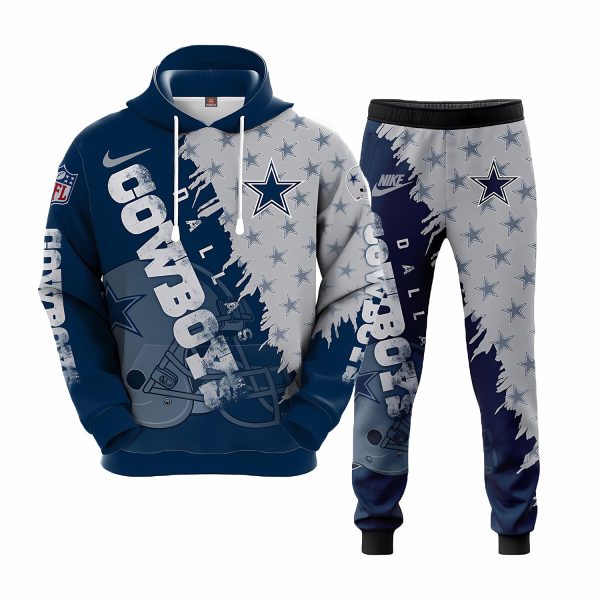 Dallas Cowboys NFL Team Sport Hoodie Tracksuit, NFL hoodie, NFL Joggers