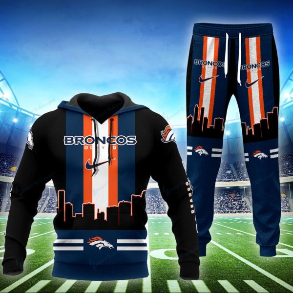 Denver Broncos Hoodie and Jogger Set