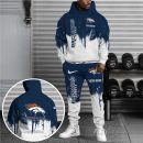 Denver Broncos Hoodie Sweatpants Set Custom Your name, Sport Hoodie Sweatpants Set, Sport Gifts For Fan