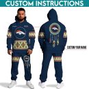 Denver Broncos Hoodie Sweatpants Set, Custom Hoodie, Sport Hoodie Sweatpants Set, Sport Gifts For Fan TC64